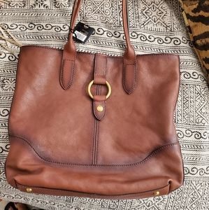 Frye Leather Ring Tote